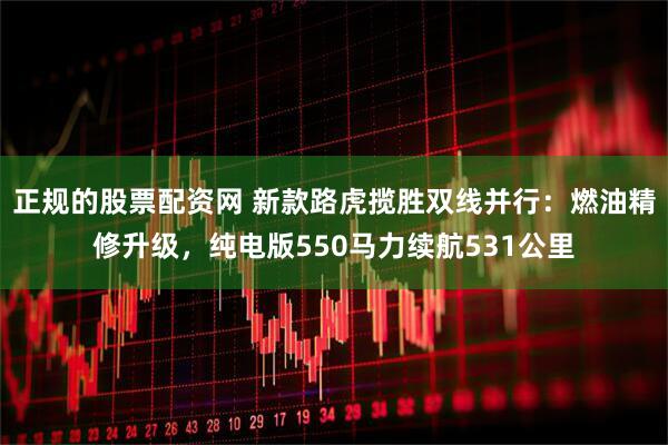 正规的股票配资网 新款路虎揽胜双线并行：燃油精修升级，纯电版550马力续航531公里